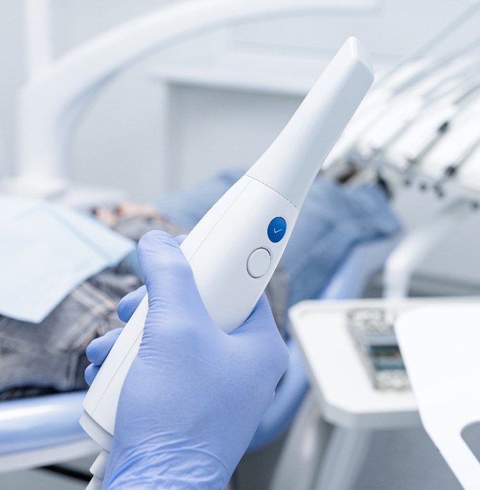 A scanner used for digital dental impressions