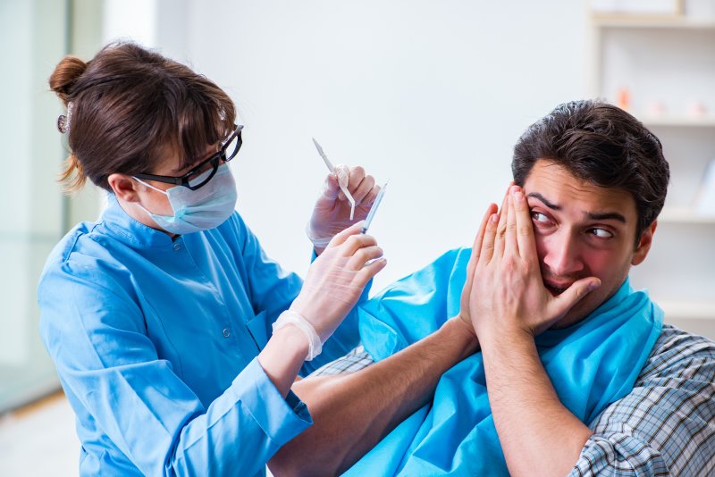 man afraid of dentist in Kansas City